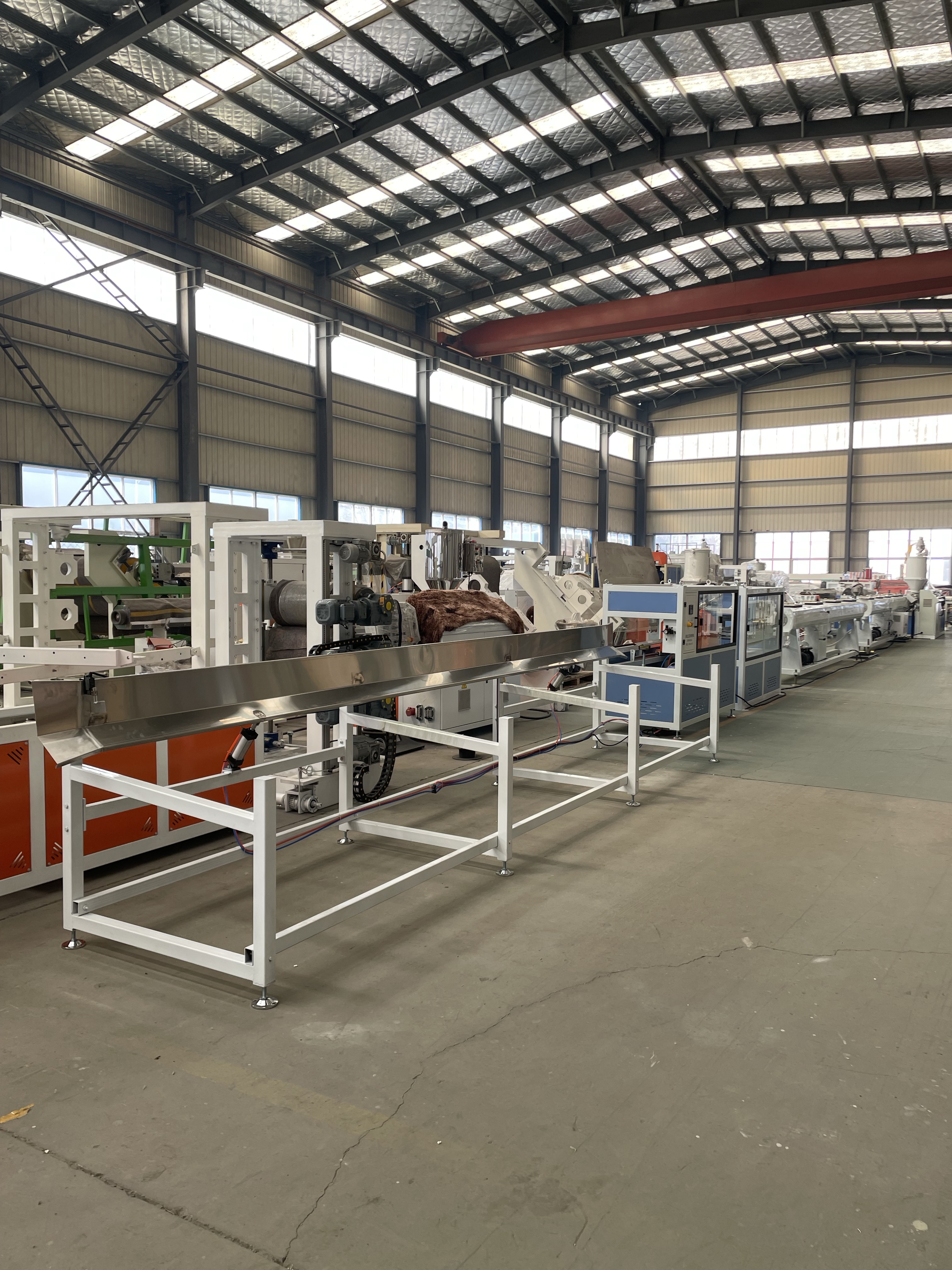 ​Three sets of pipe production equipment are ready to be shipped to North Korea to support local infrastructure upgrades.