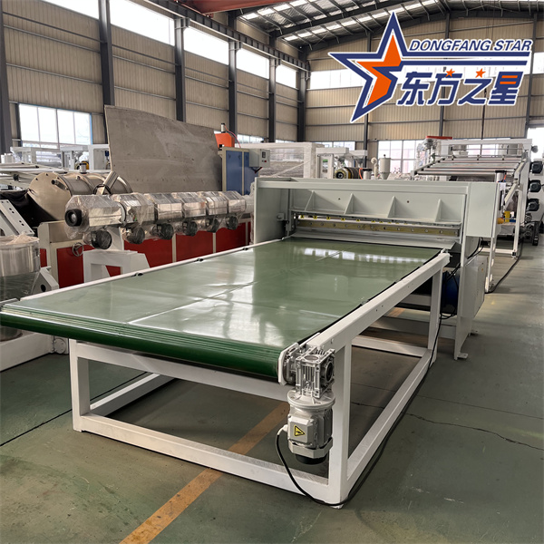 Single-layer TPE sheet extrusion line