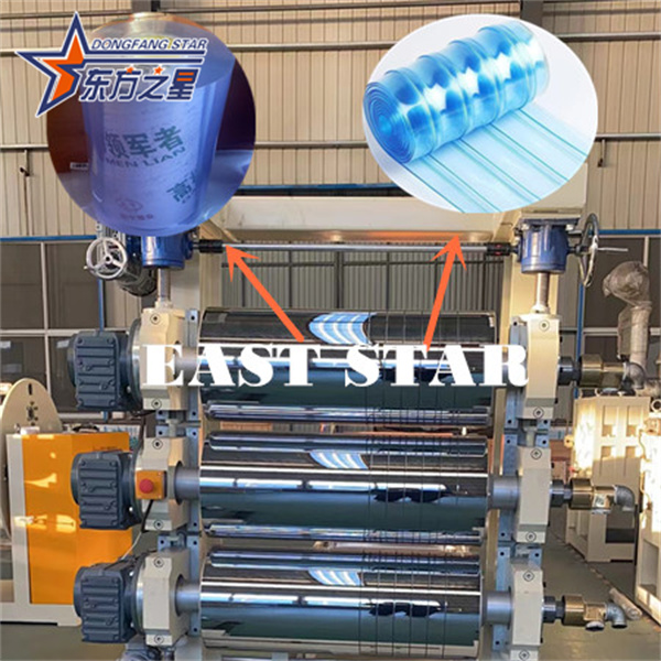 Soft Transparent PVC Strip Curtain Door Sheet Curtain Roll Extrusion Production Line
